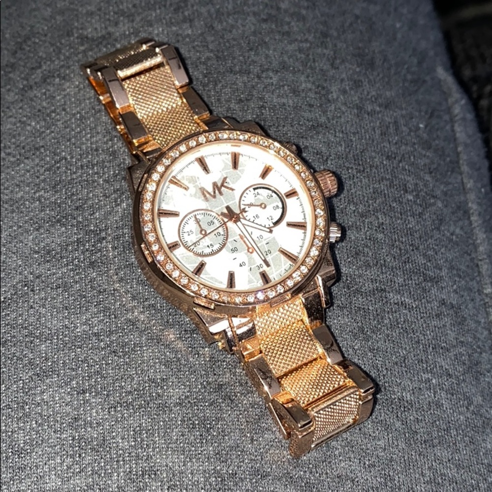 Rose gold Michael Kors watch